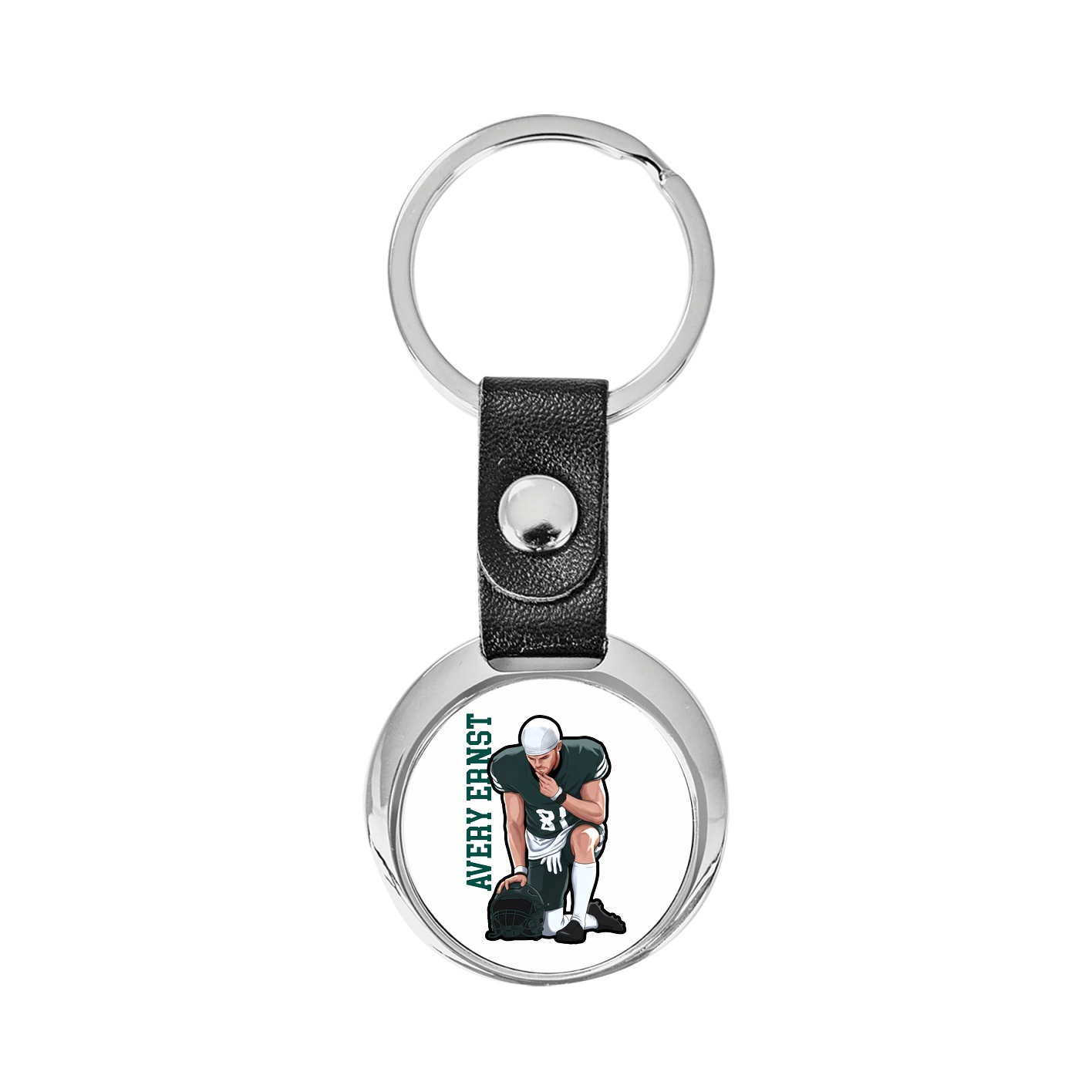 Key Chain — Name Vertical in Classic
