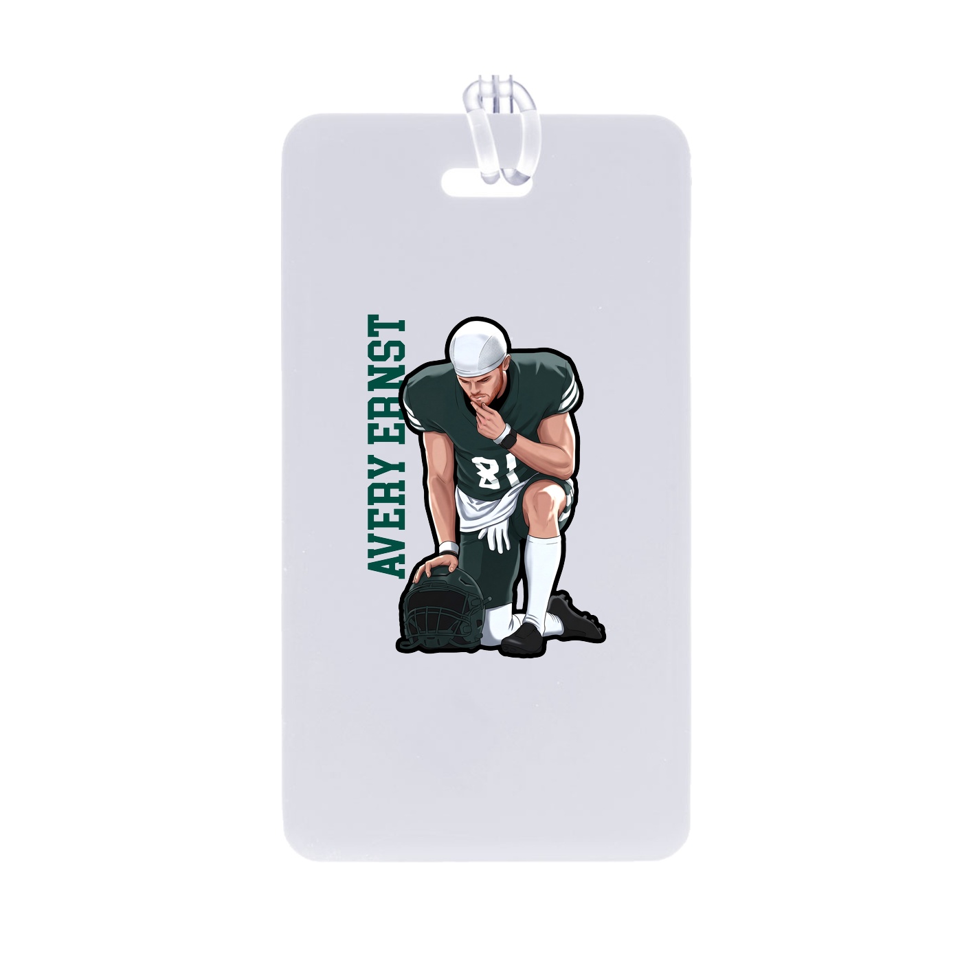 Bag Tag — Name Vertical in Classic