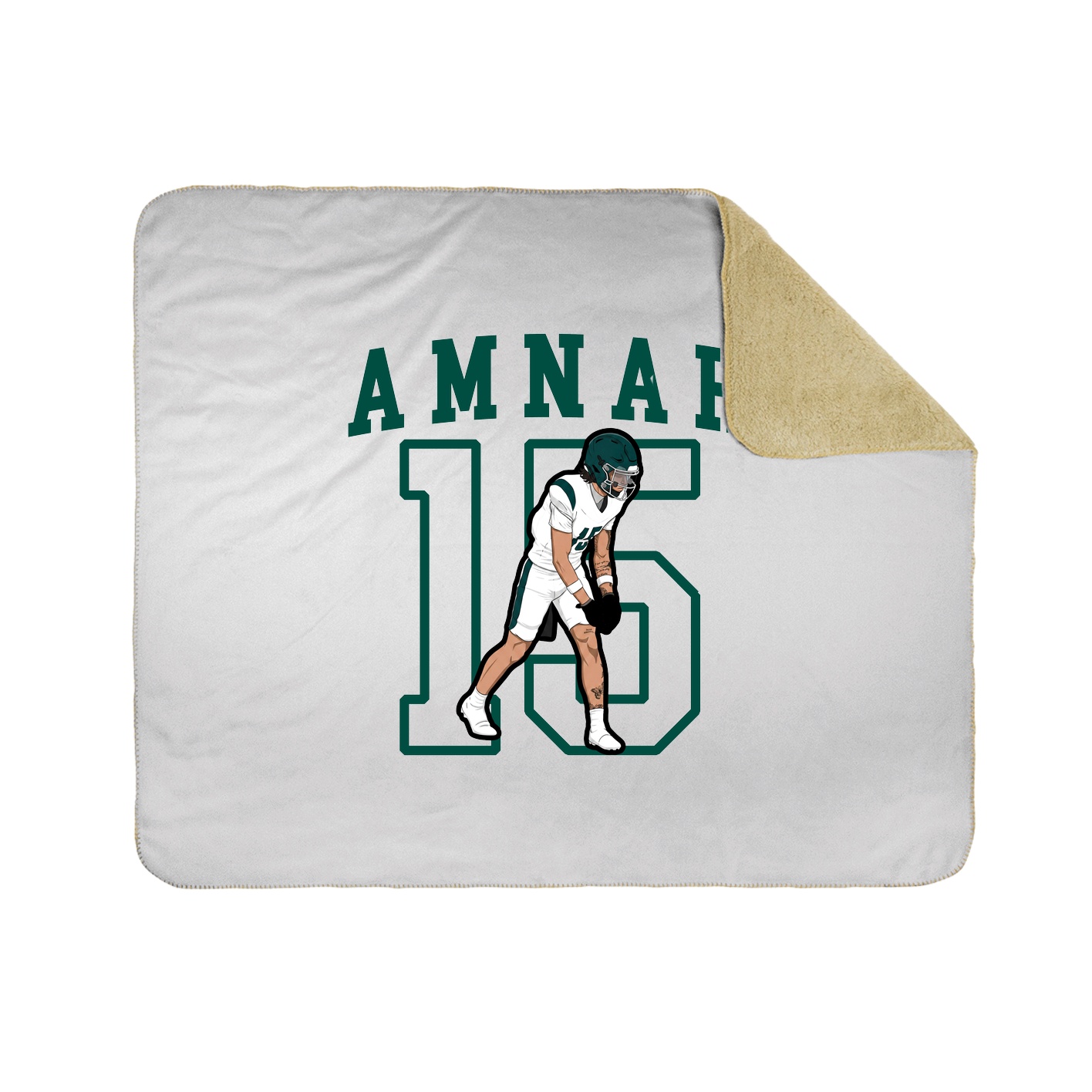 Throw Blanket — Shirsey in White