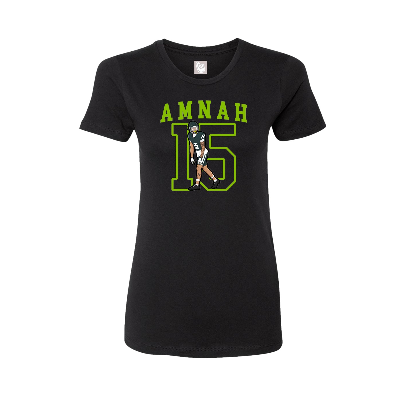 Fitted Women's Tee — Shirsey in Black