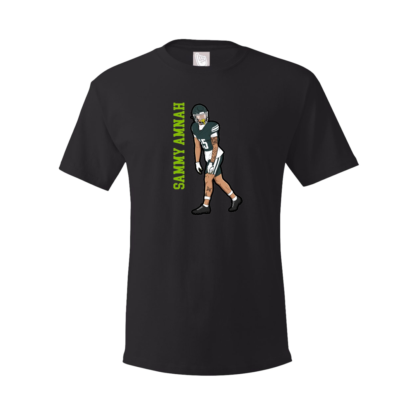 Tee — Name Vertical in Black