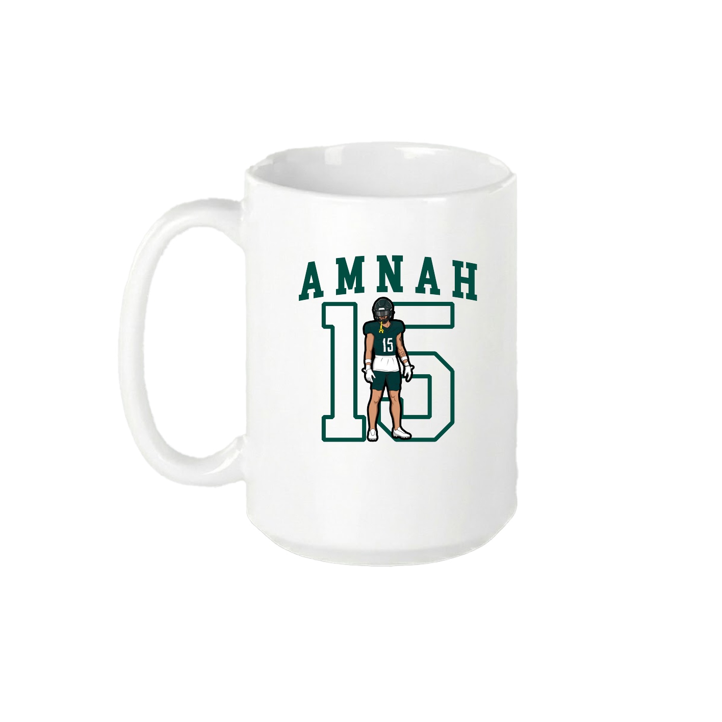 15oz Coffee Mug — Shirsey in White