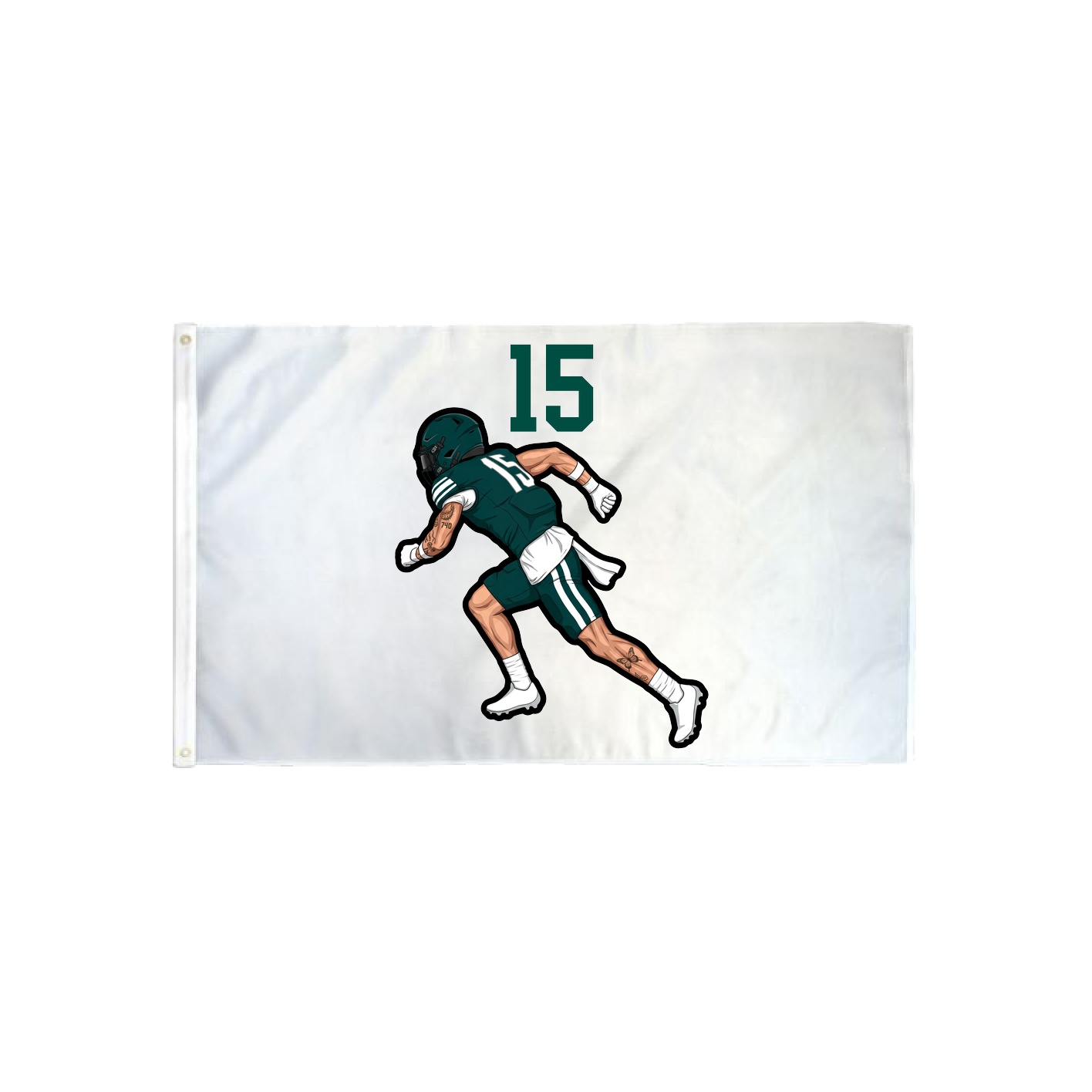 3x5 Flag — Number Top in Classic