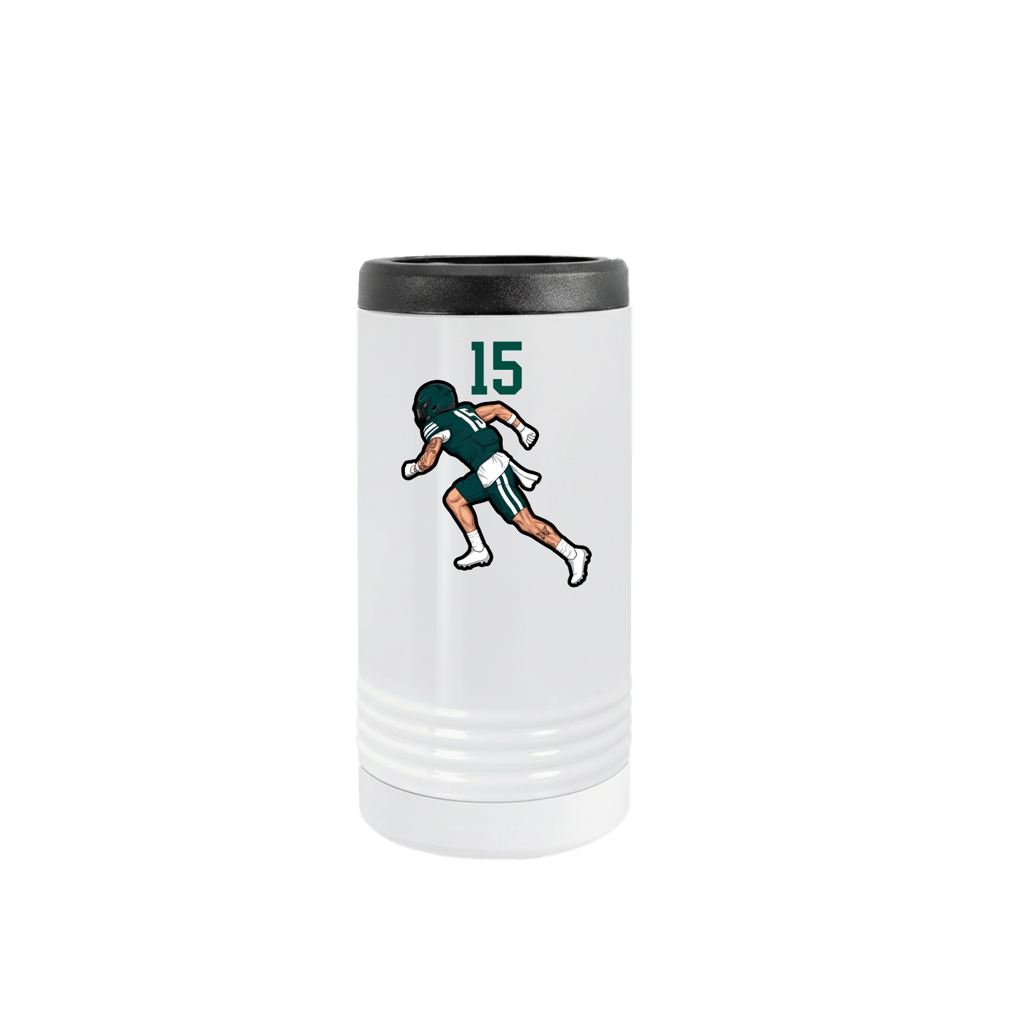 Slim Beverage Holder — Number Top in White
