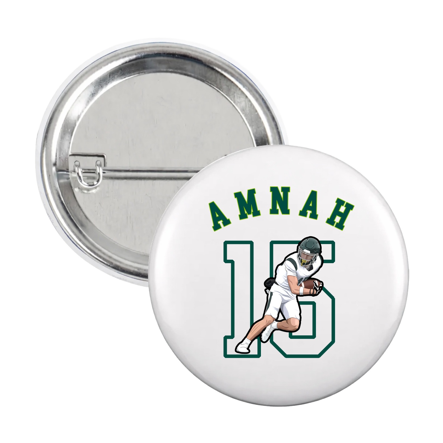 Game Day Button — Shirsey Arch in White