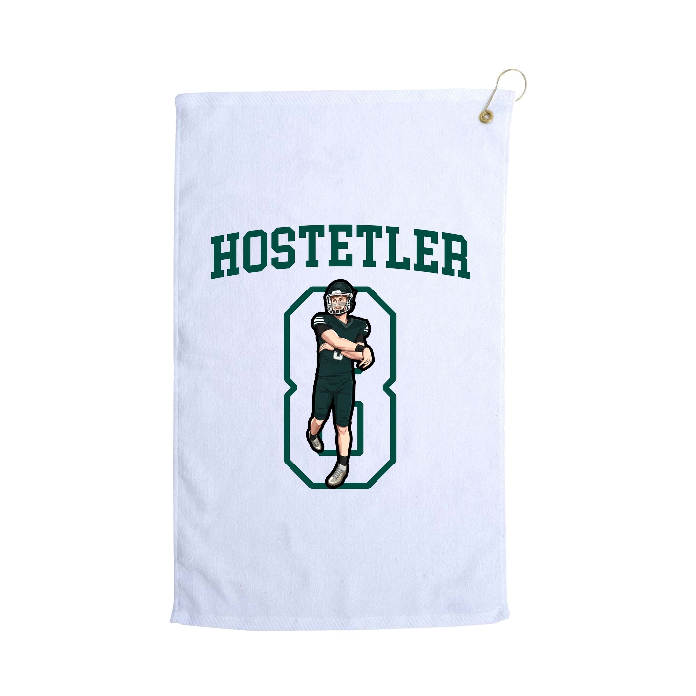 Golf Towel — Shirsey in White