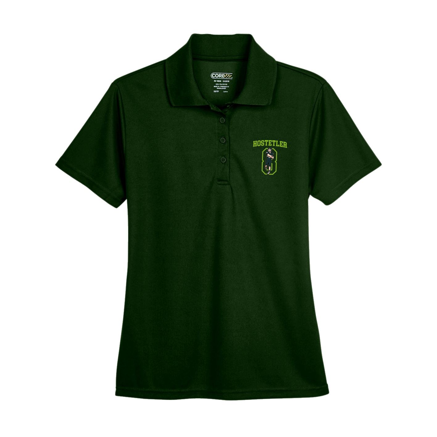 Womens Performance Polo — Shirsey in Green