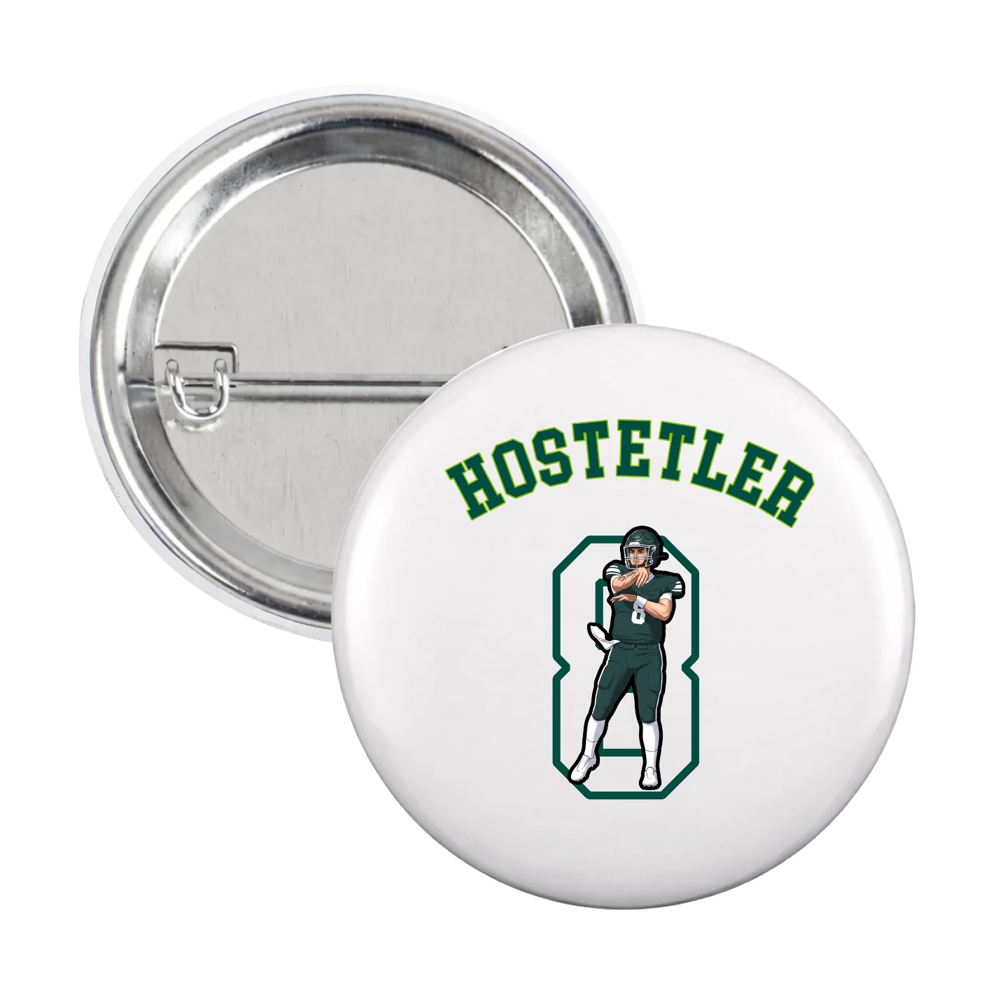 Game Day Button — Shirsey Arch in White