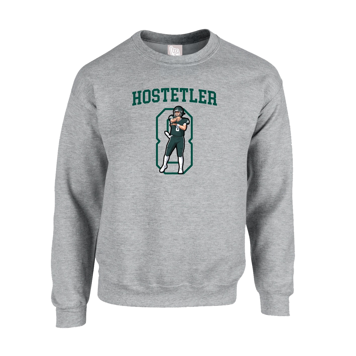 Fleece Crew — Shirsey in Grey