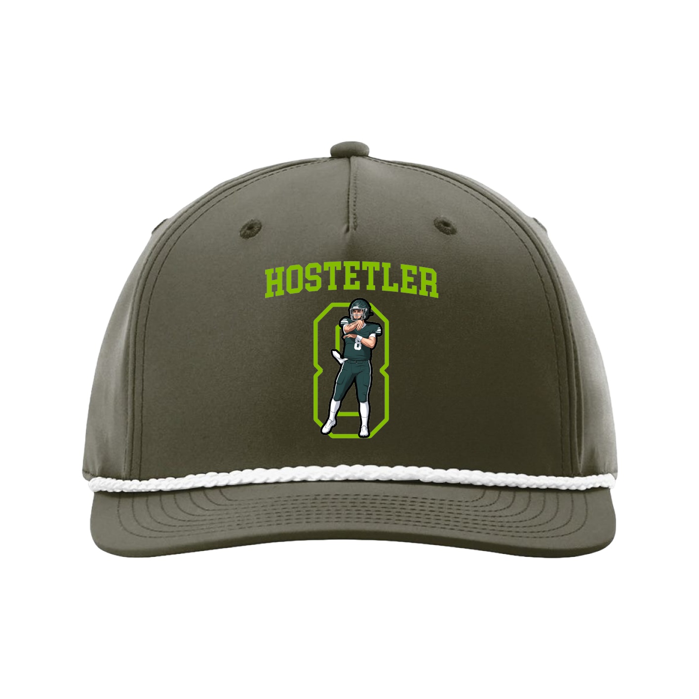 Five-Panel Classic Rope Cap — Shirsey in Green