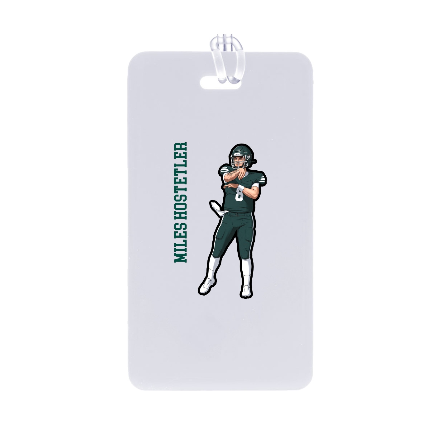 Bag Tag — Name Vertical in Classic