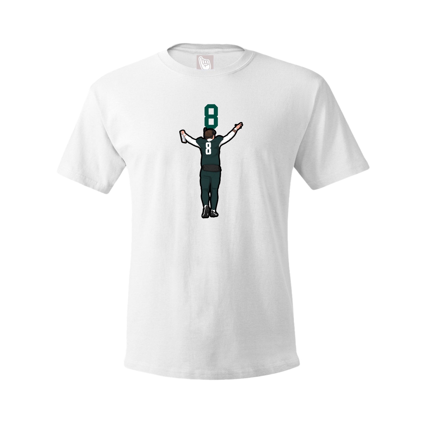Tee — Number Top in White