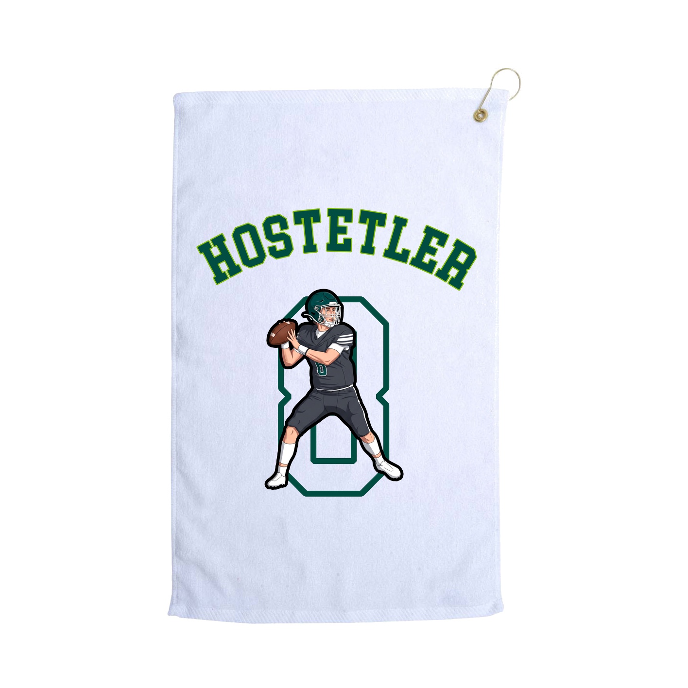 Golf Towel — Shirsey Arch in White