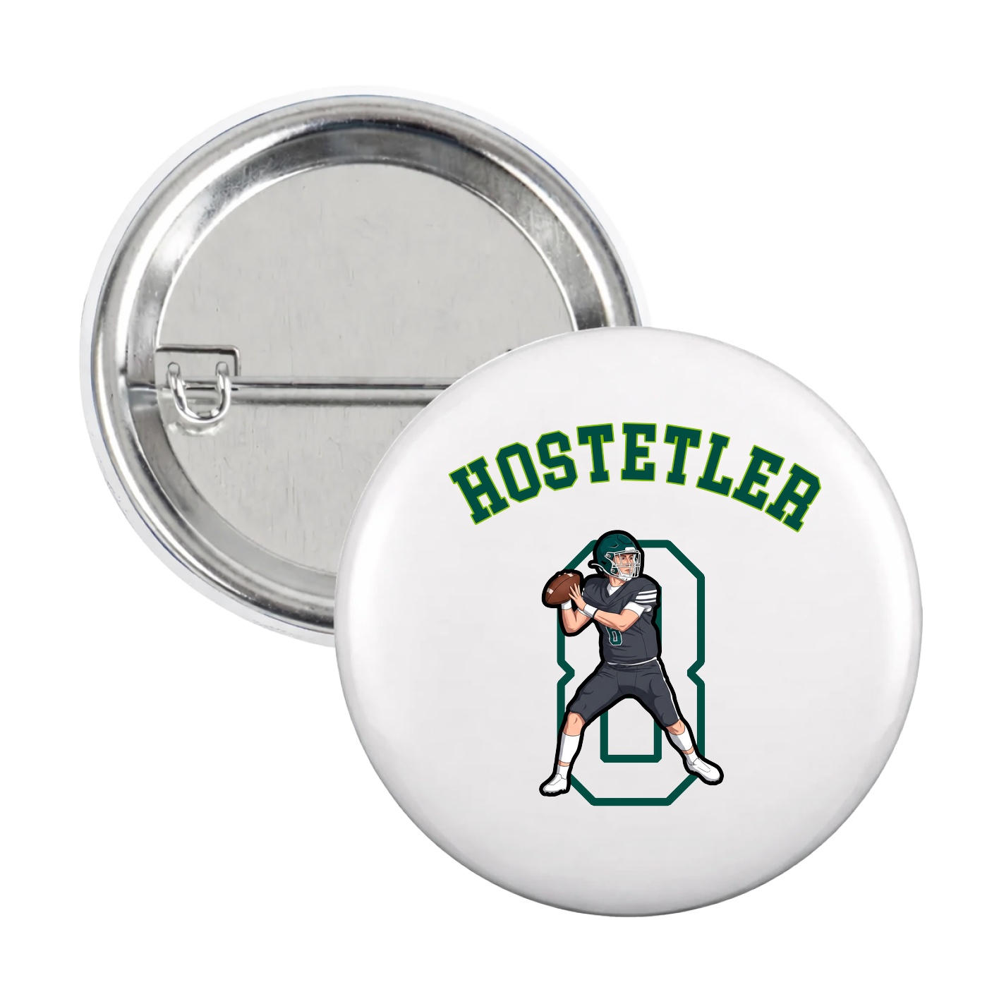 Game Day Button — Shirsey Arch in White