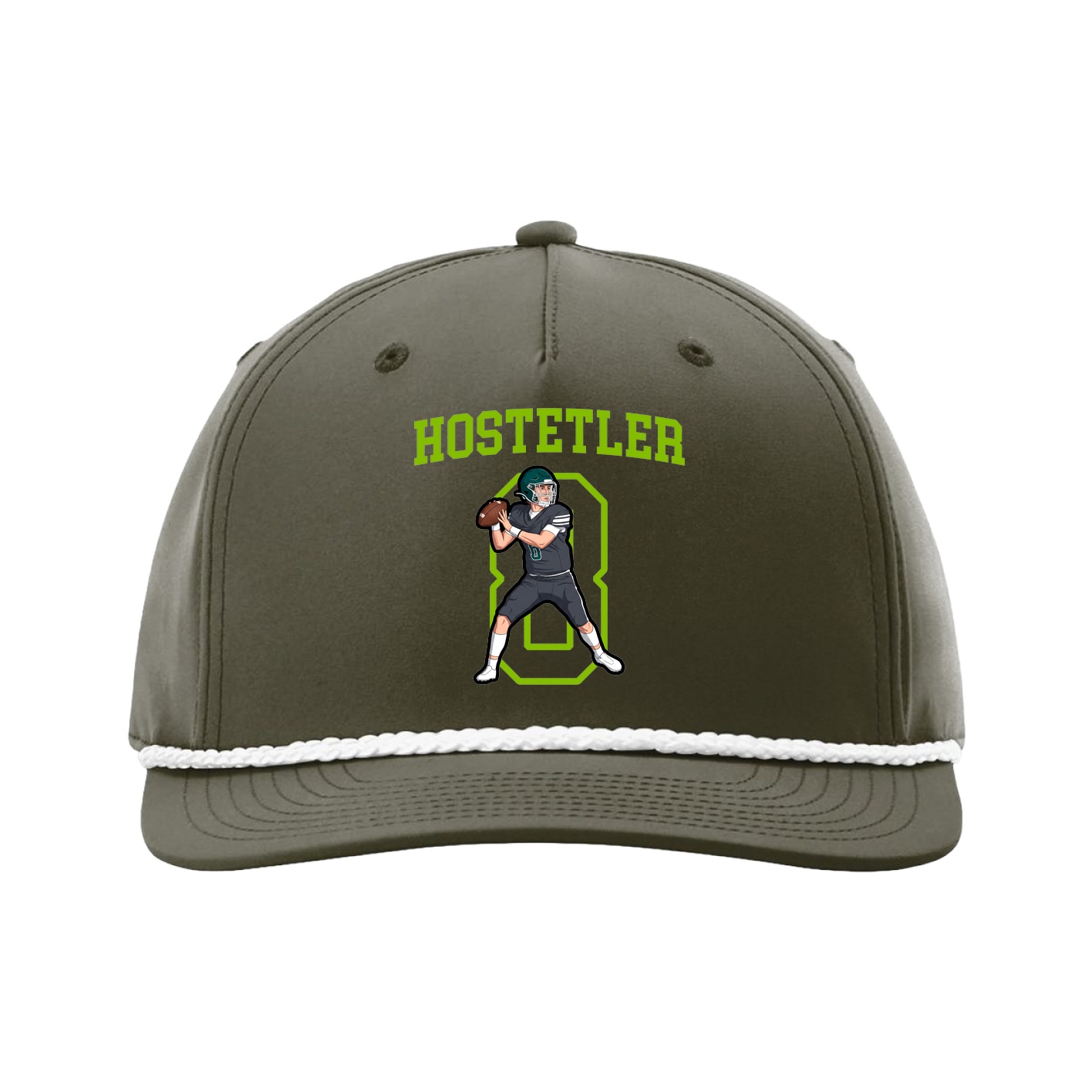 Five-Panel Classic Rope Cap — Shirsey in Green