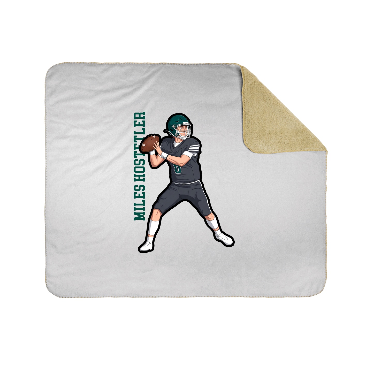 50x60 Sherpa Lined Throw Blanket