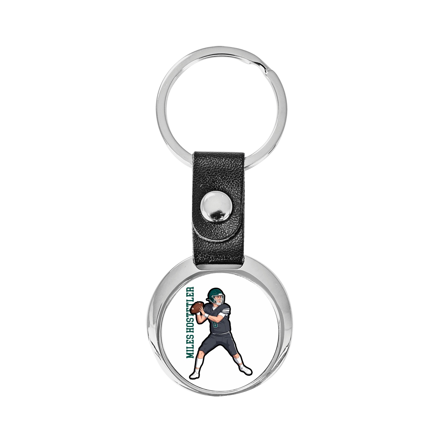 Key Chain — Name Vertical in Classic