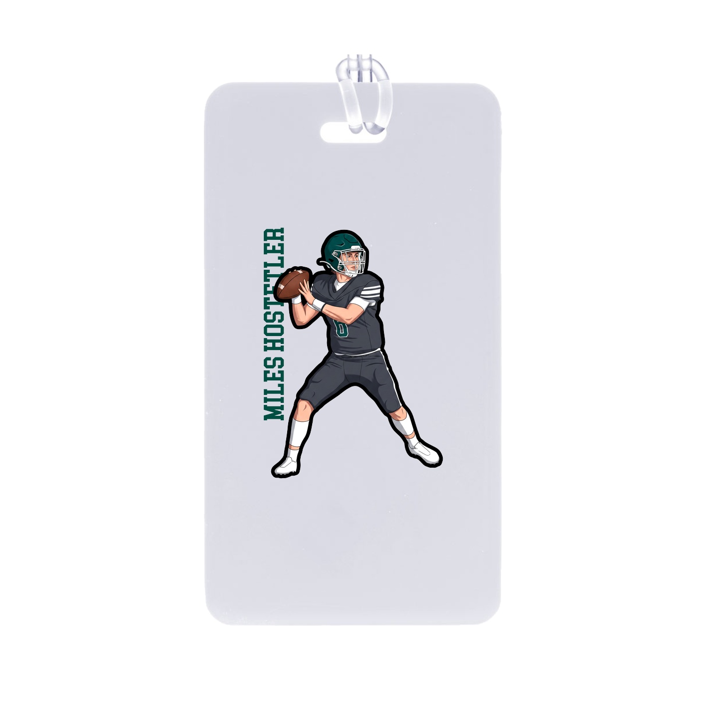 Bag Tag — Name Vertical in Classic