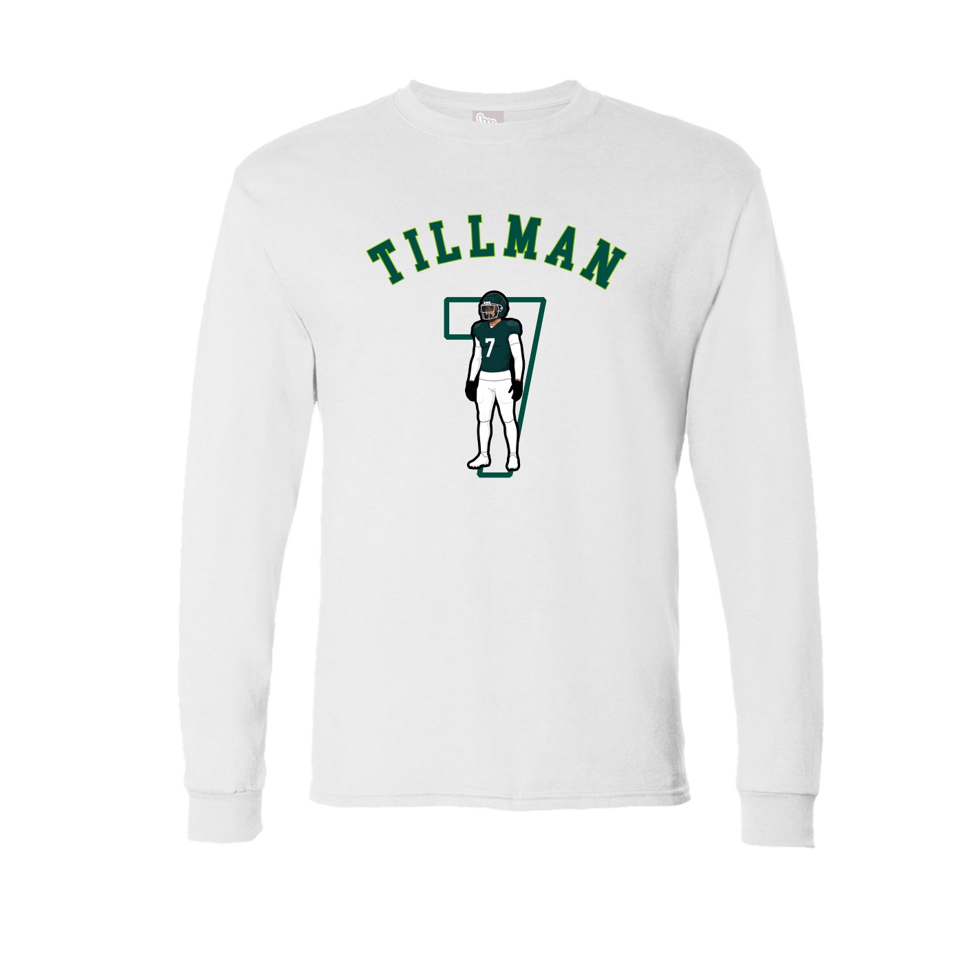 Long Sleeve Tee — Shirsey Arch in White