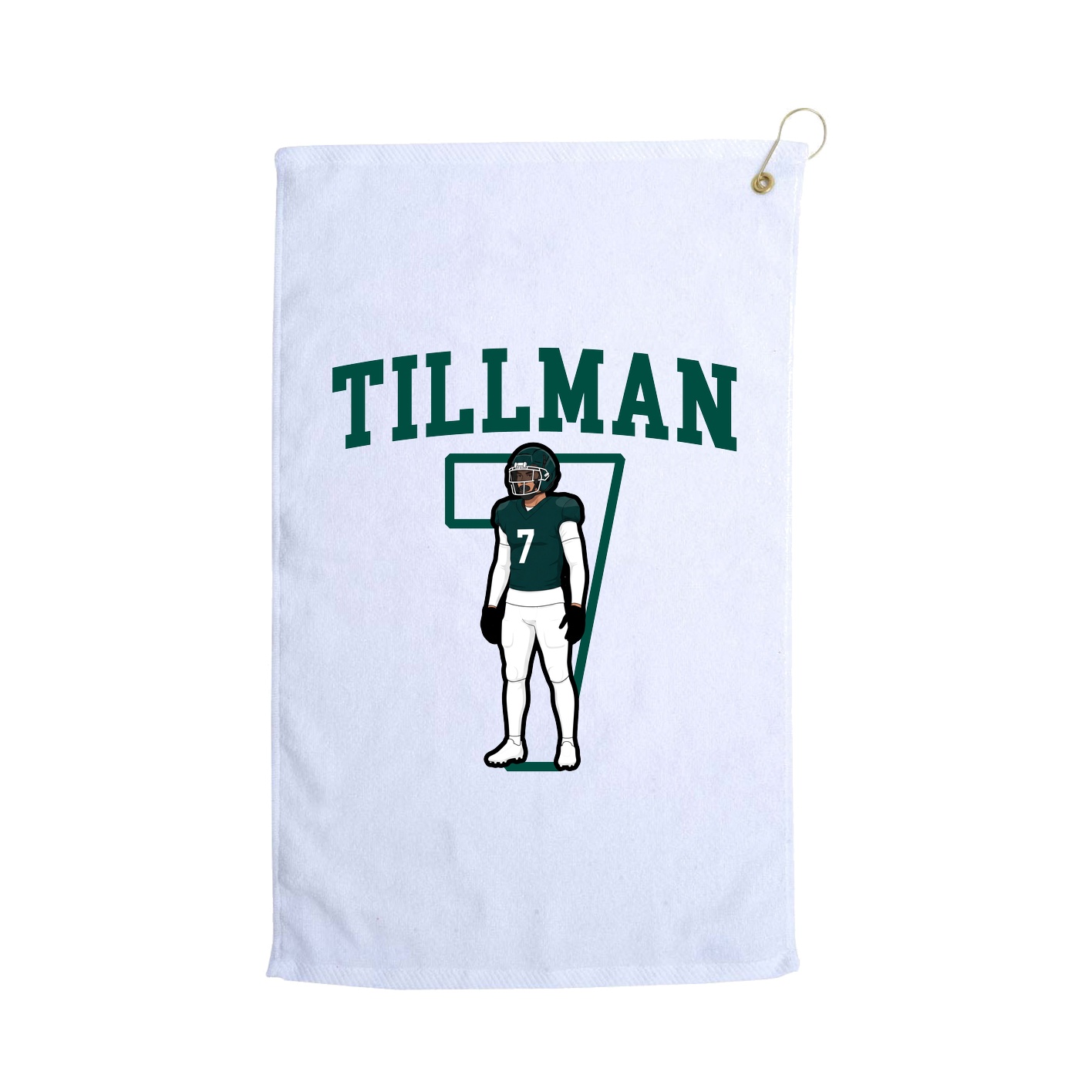 Golf Towel — Shirsey in White