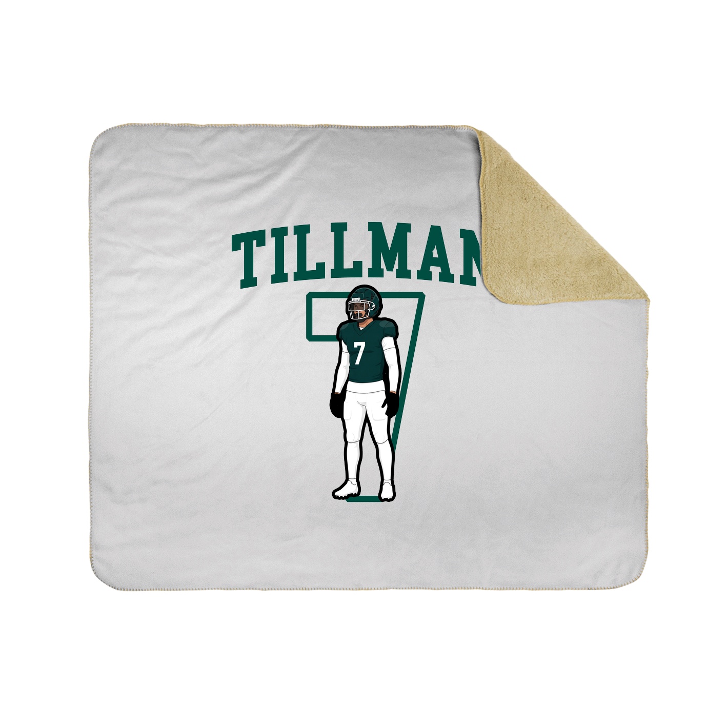 Throw Blanket — Shirsey in White