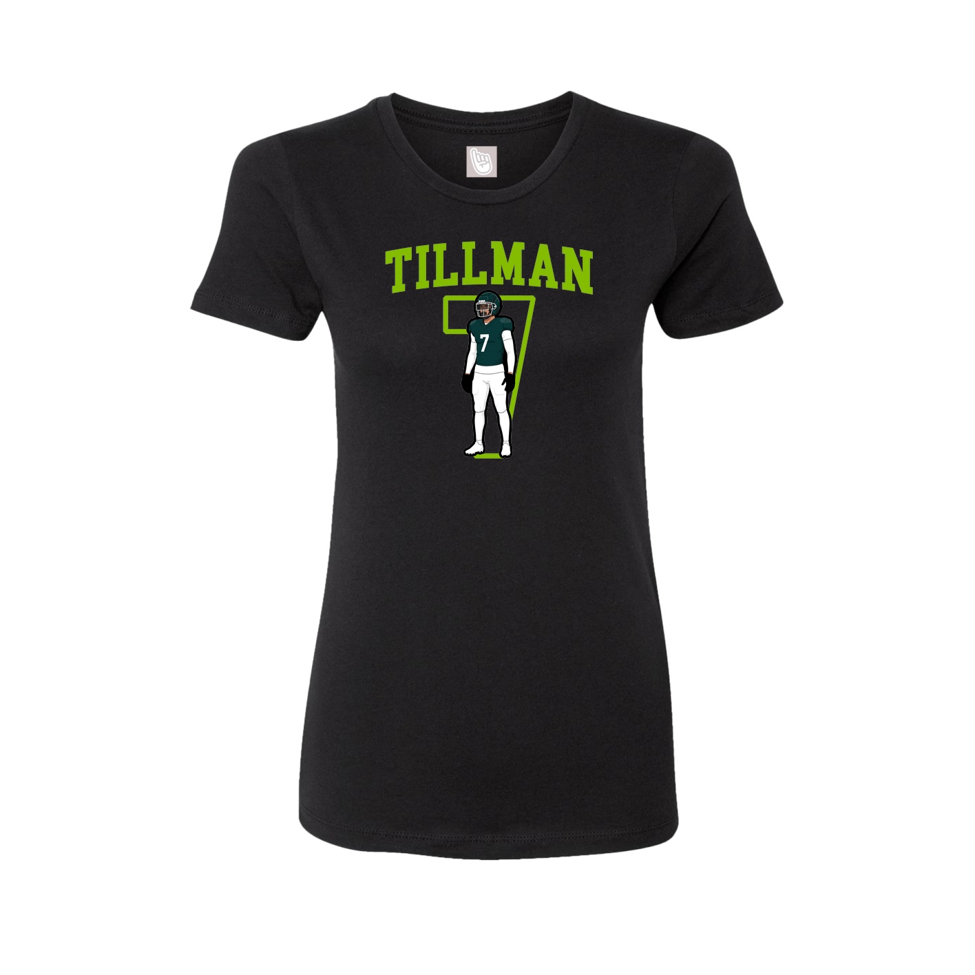 Fitted Women's Tee — Shirsey in Black