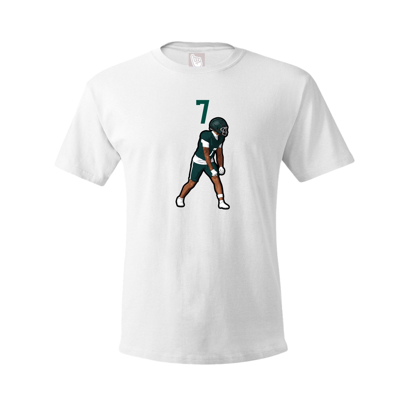 Tee — Number Top in White
