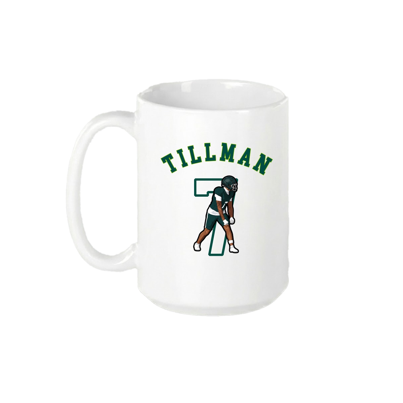 15oz Coffee Mug — Shirsey Arch in White