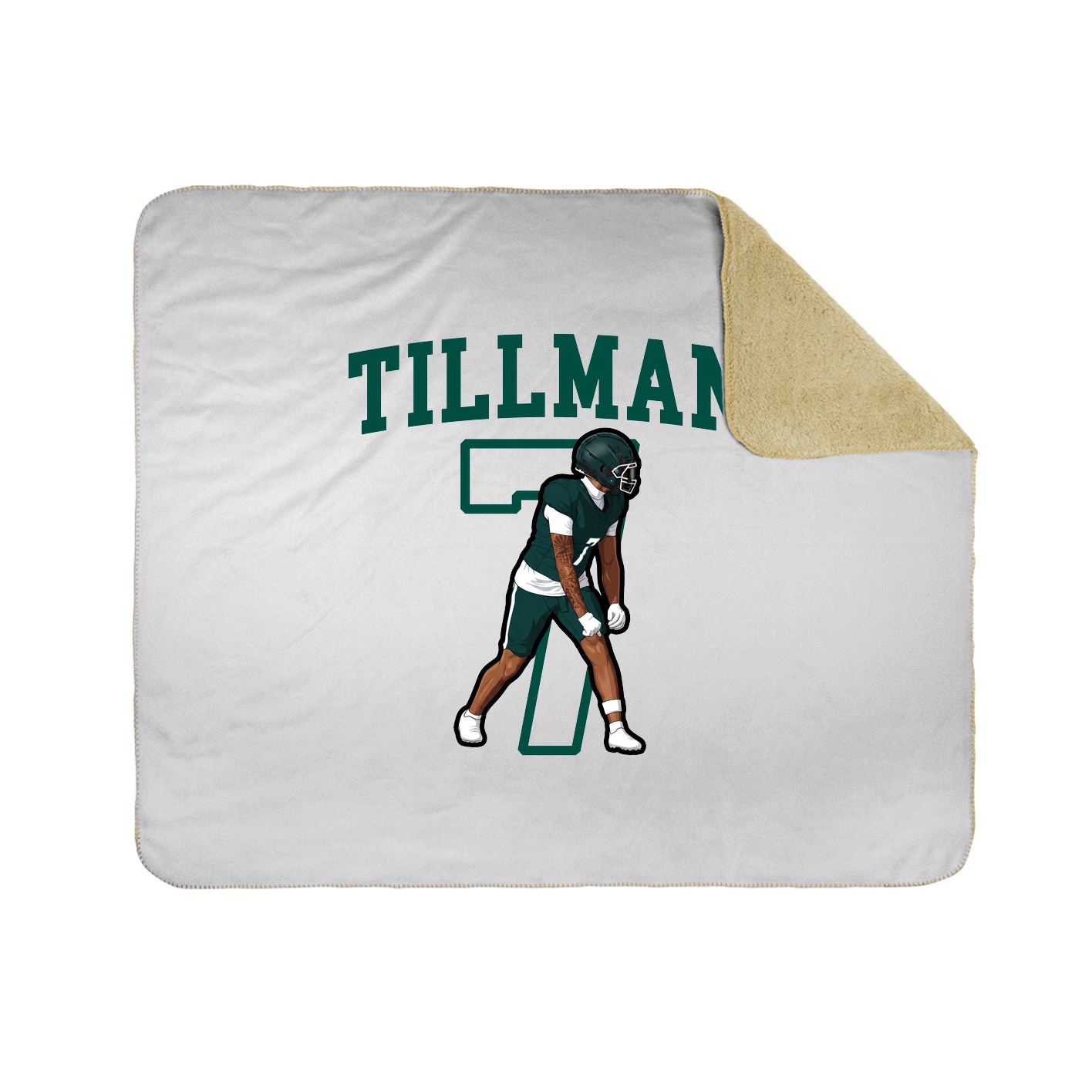 Throw Blanket — Shirsey in White