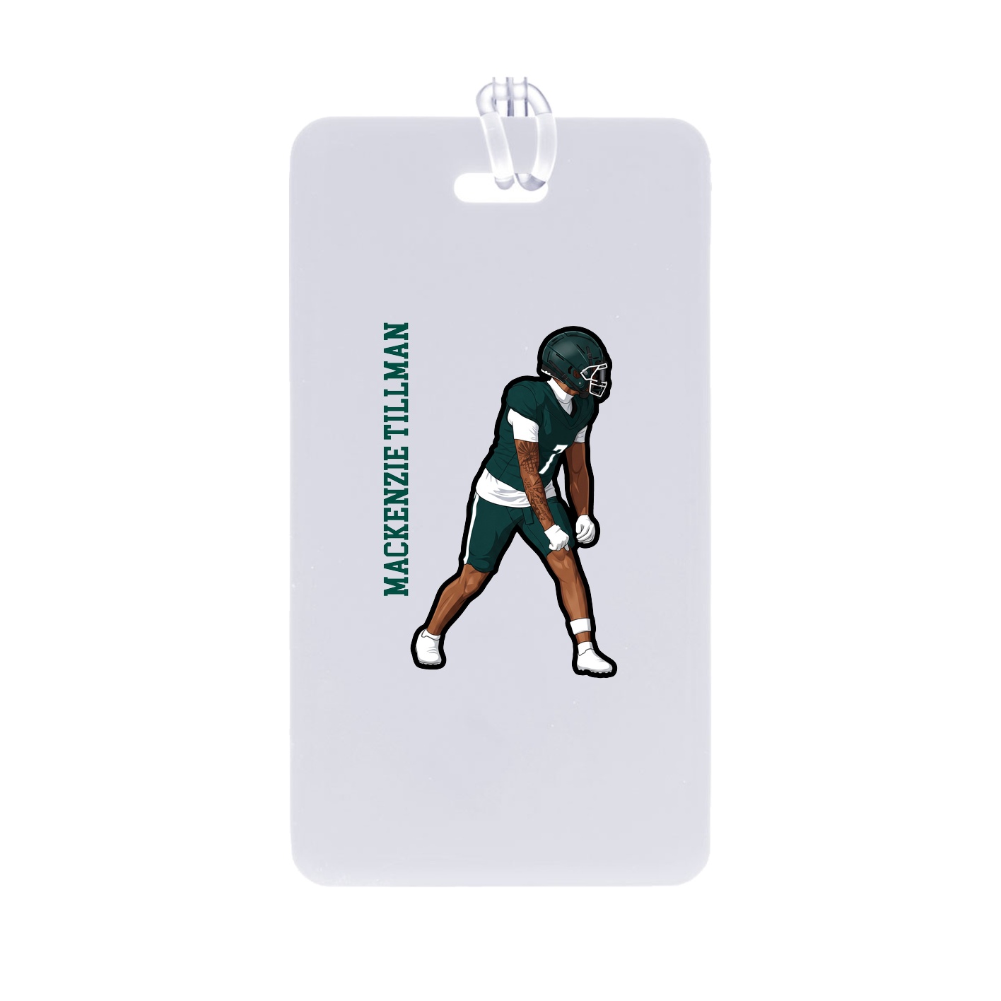 Bag Tag — Name Vertical in Classic