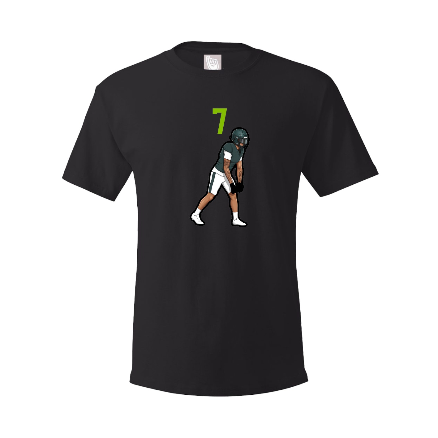 Tee — Number Top in Black