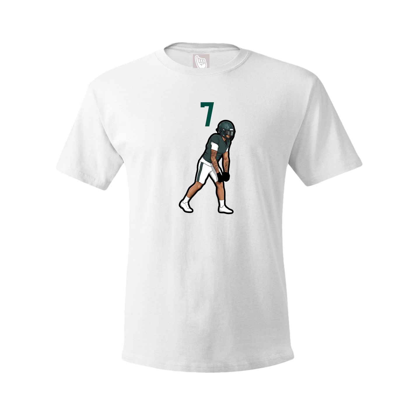 Tee — Number Top in White