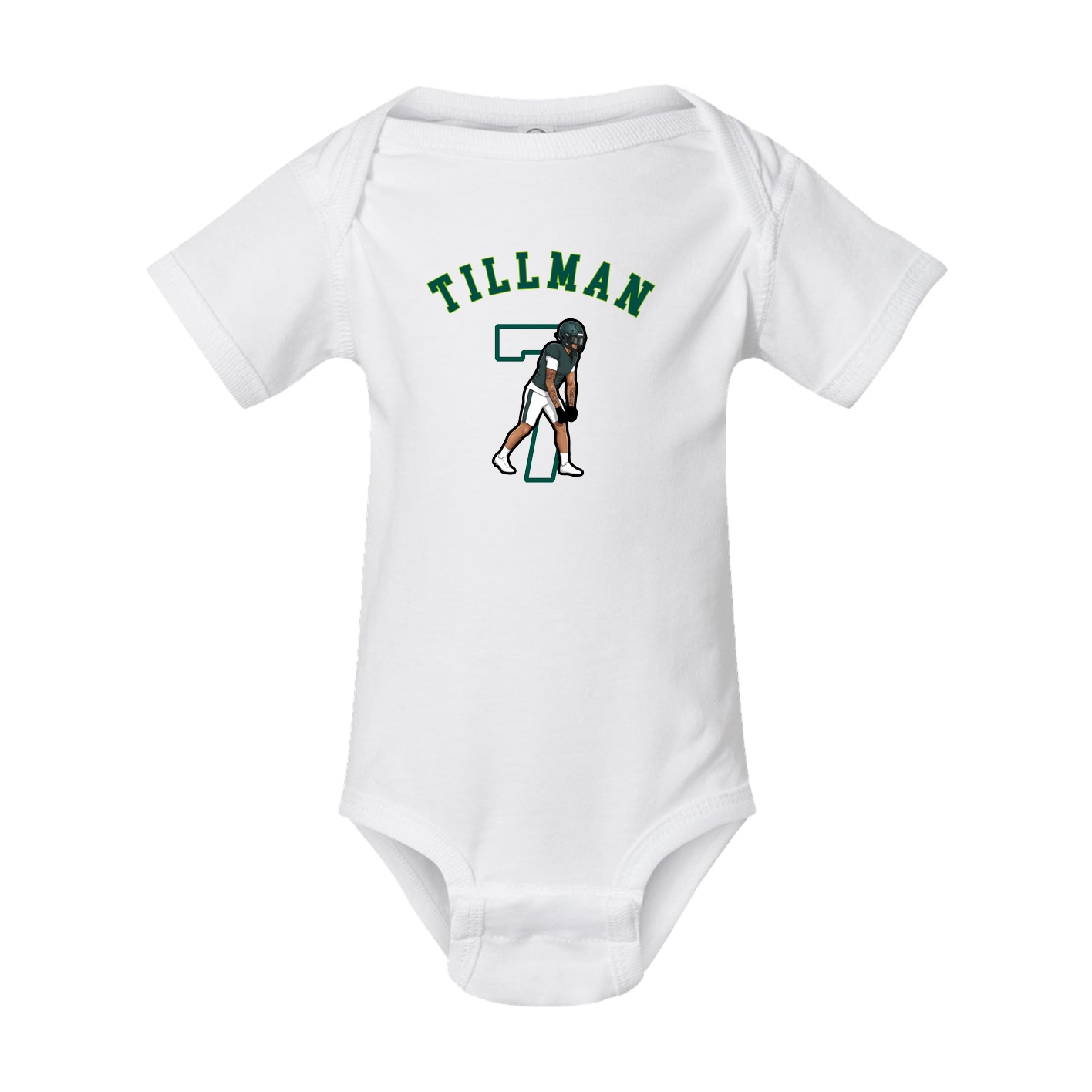 Baby Onesie — Shirsey Arch in White