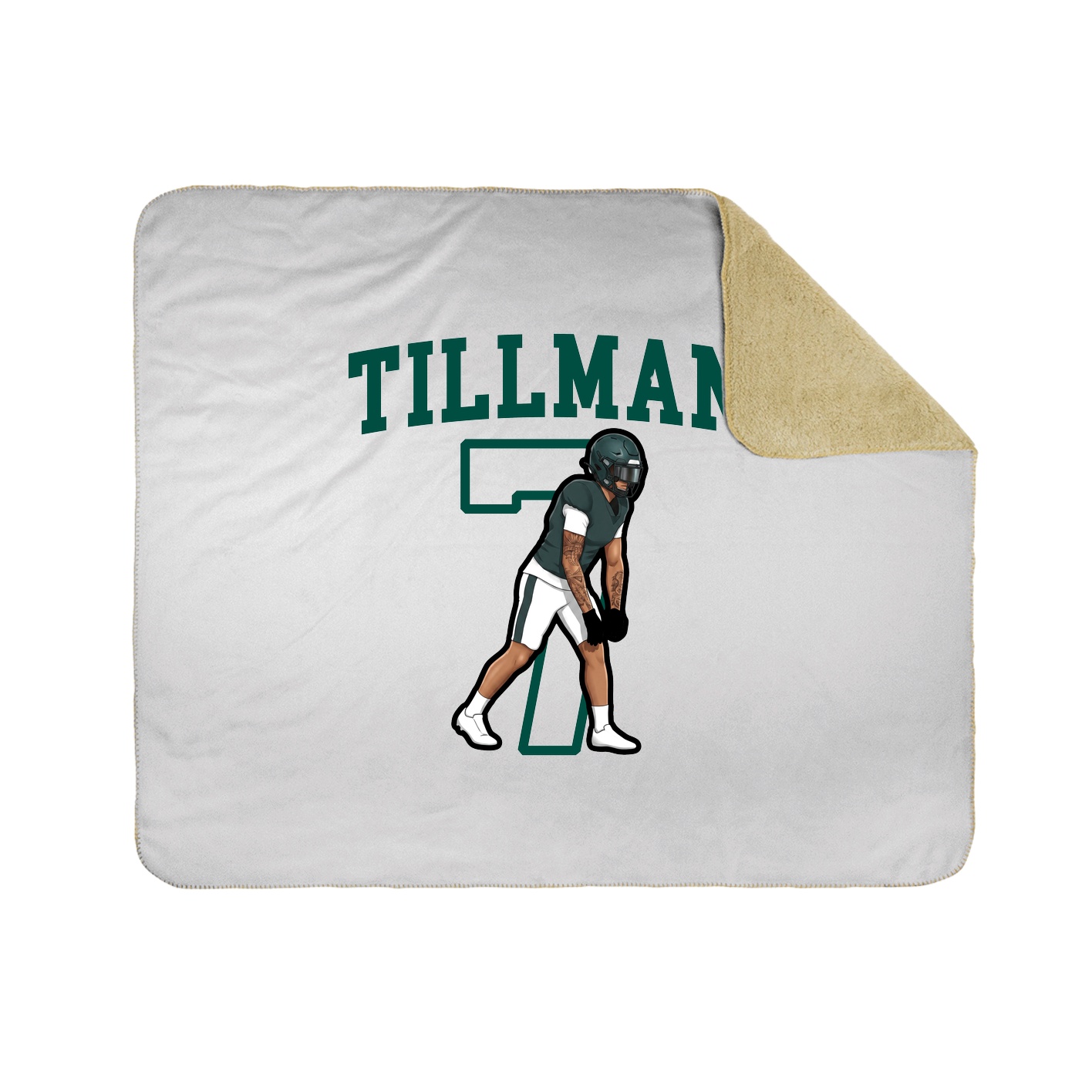 50x60 Sherpa Lined Throw Blanket