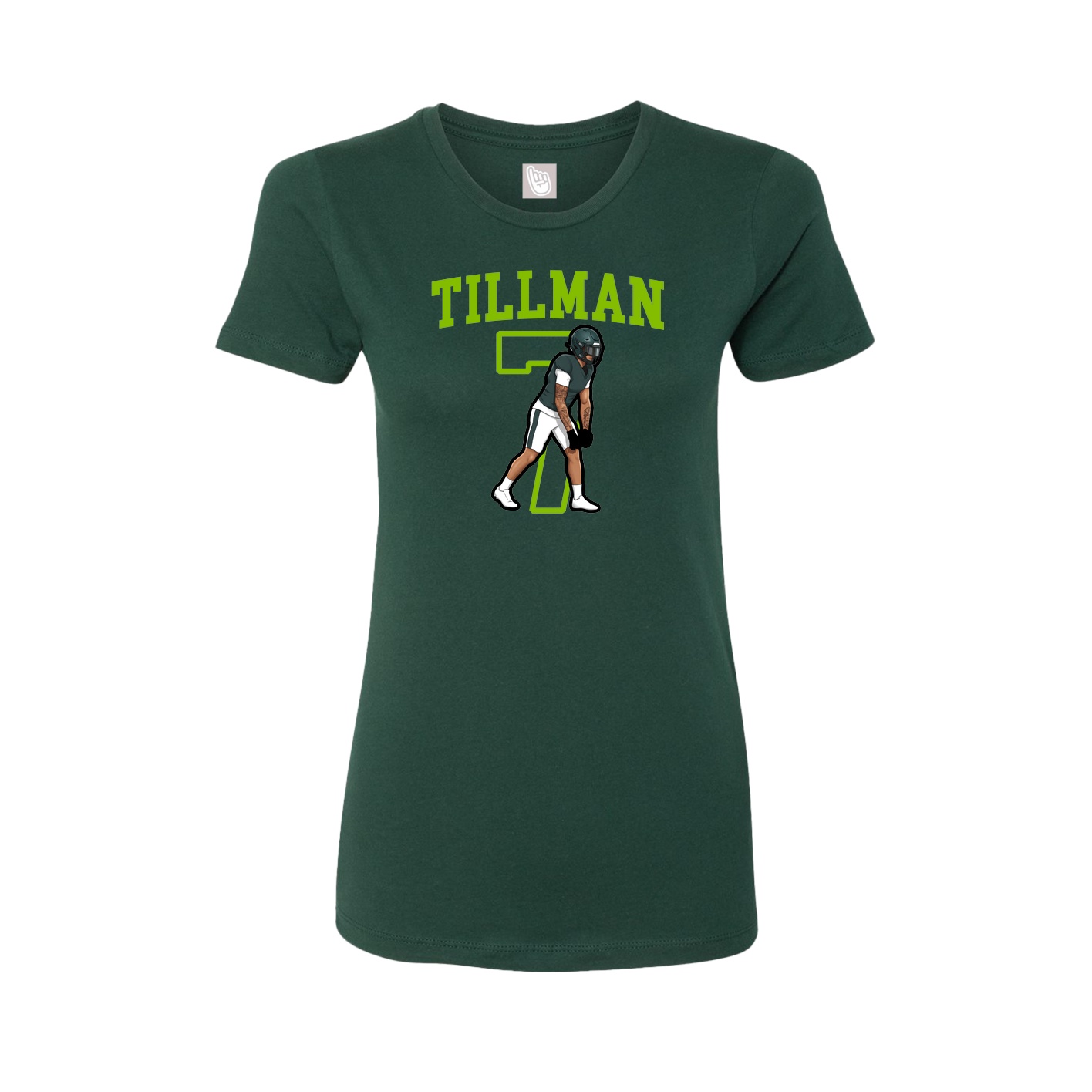 Fitted Women's Tee — Shirsey in Green