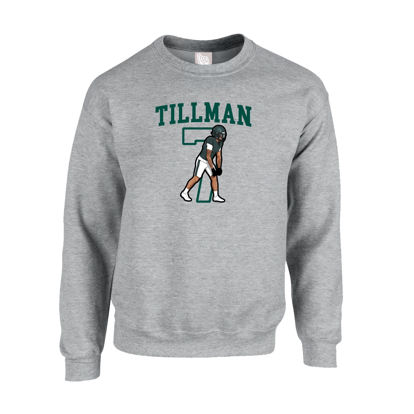 Fleece Crew — Shirsey in Grey