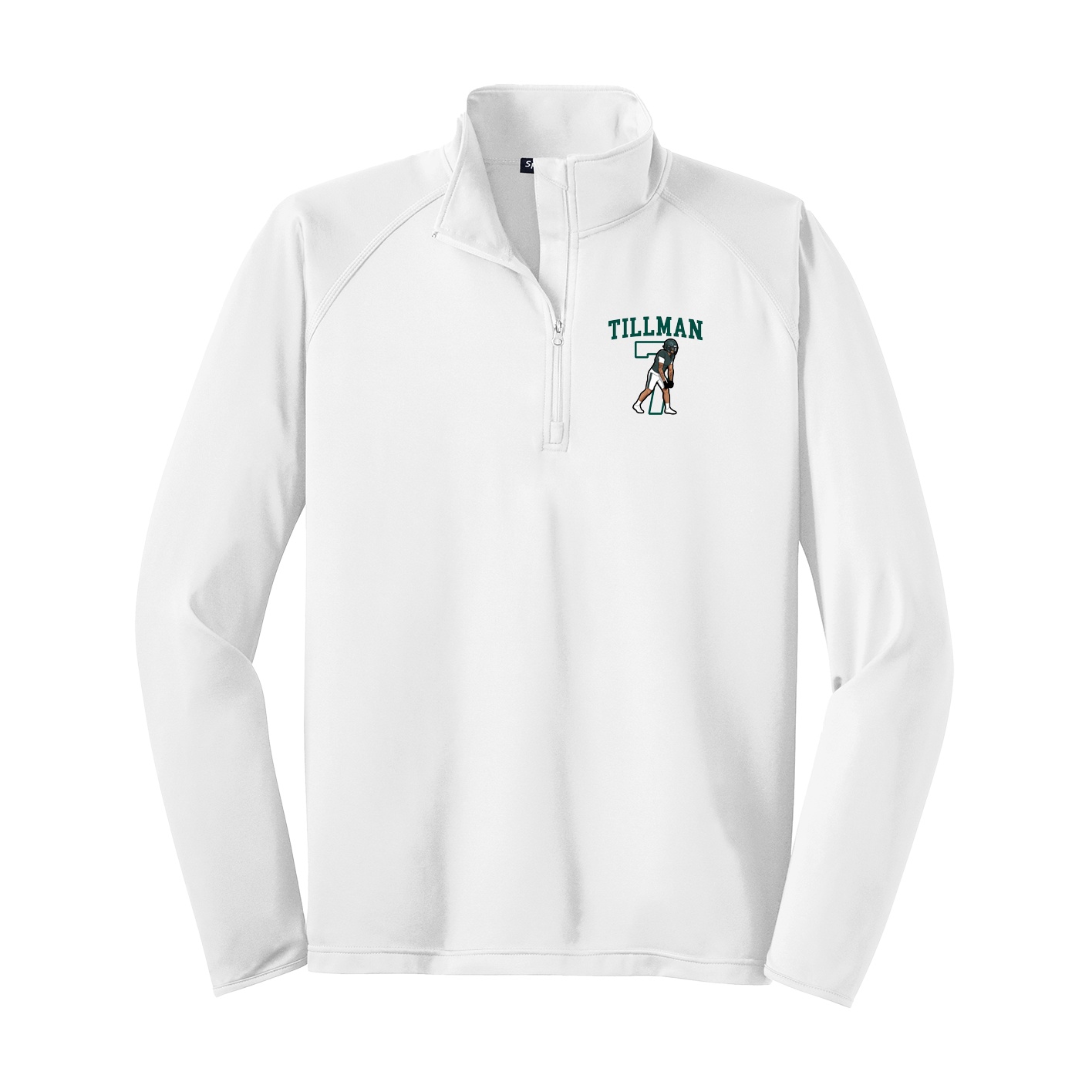Q-Zip Pullover — Shirsey in White