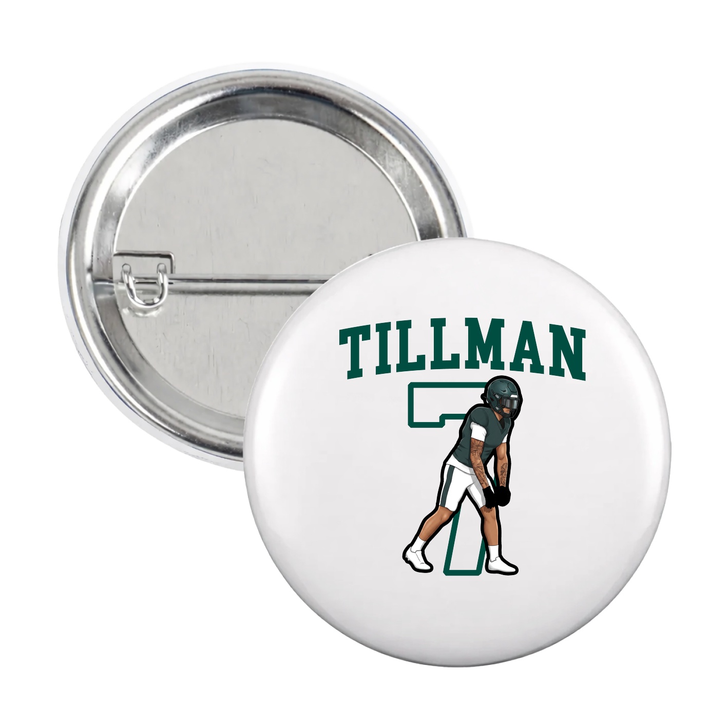 Game Day Button — Shirsey in White