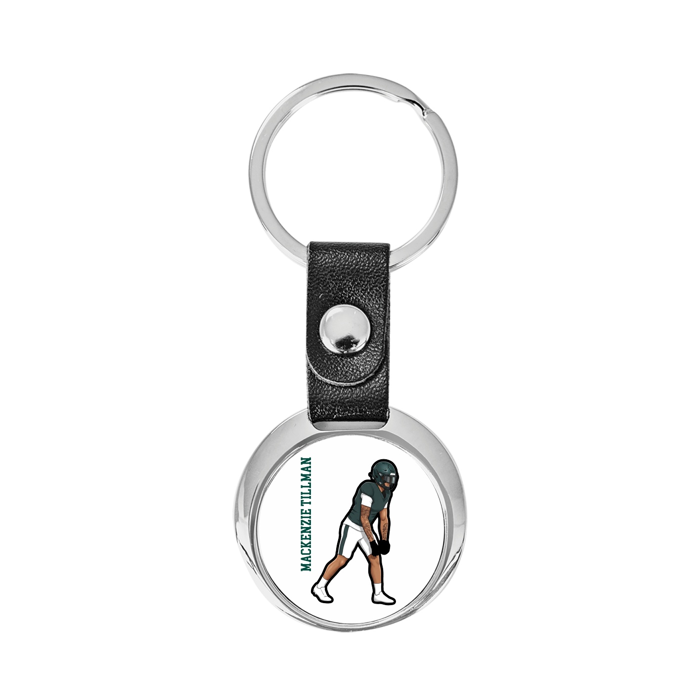Key Chain — Name Vertical in Classic