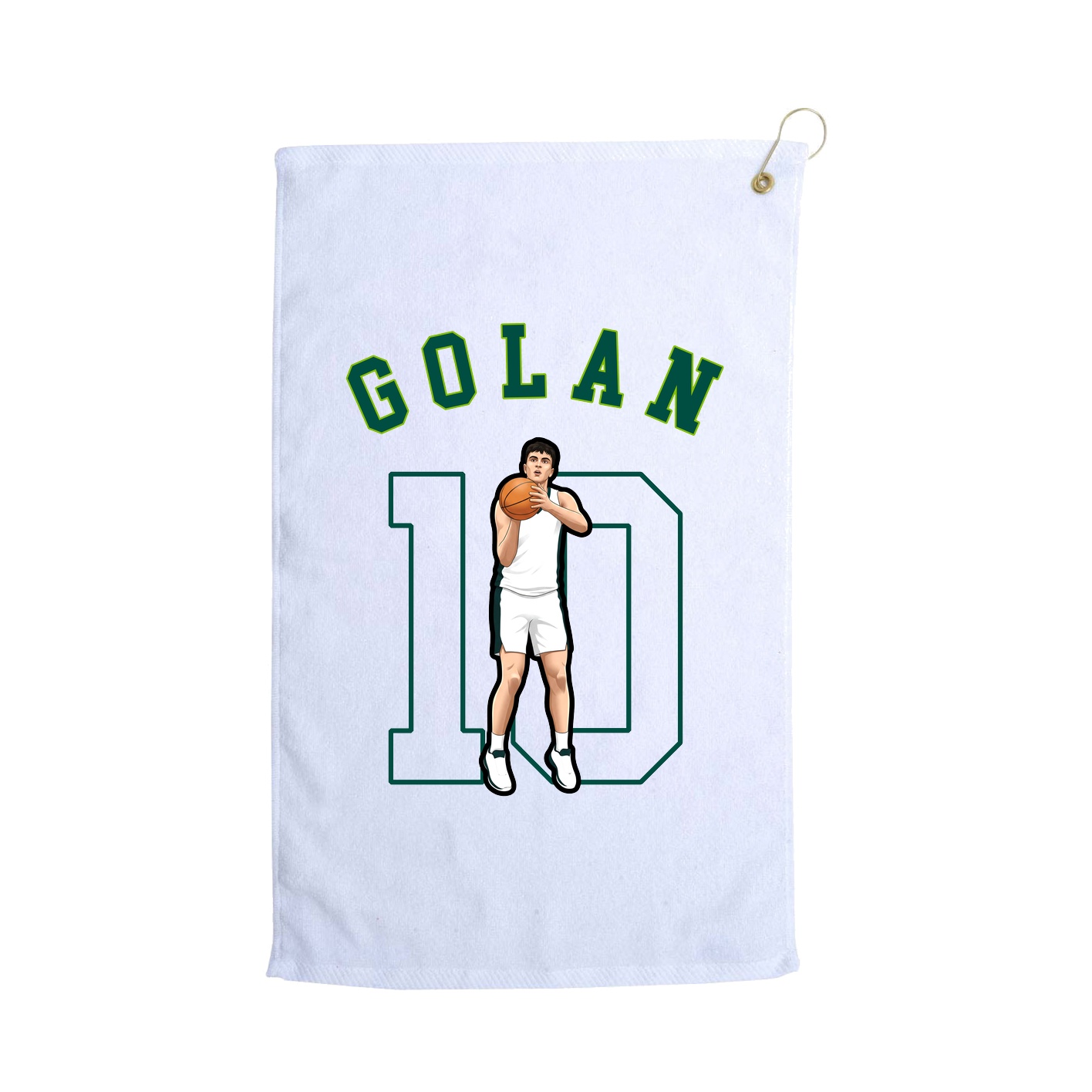 Golf Towel — Shirsey Arch in White