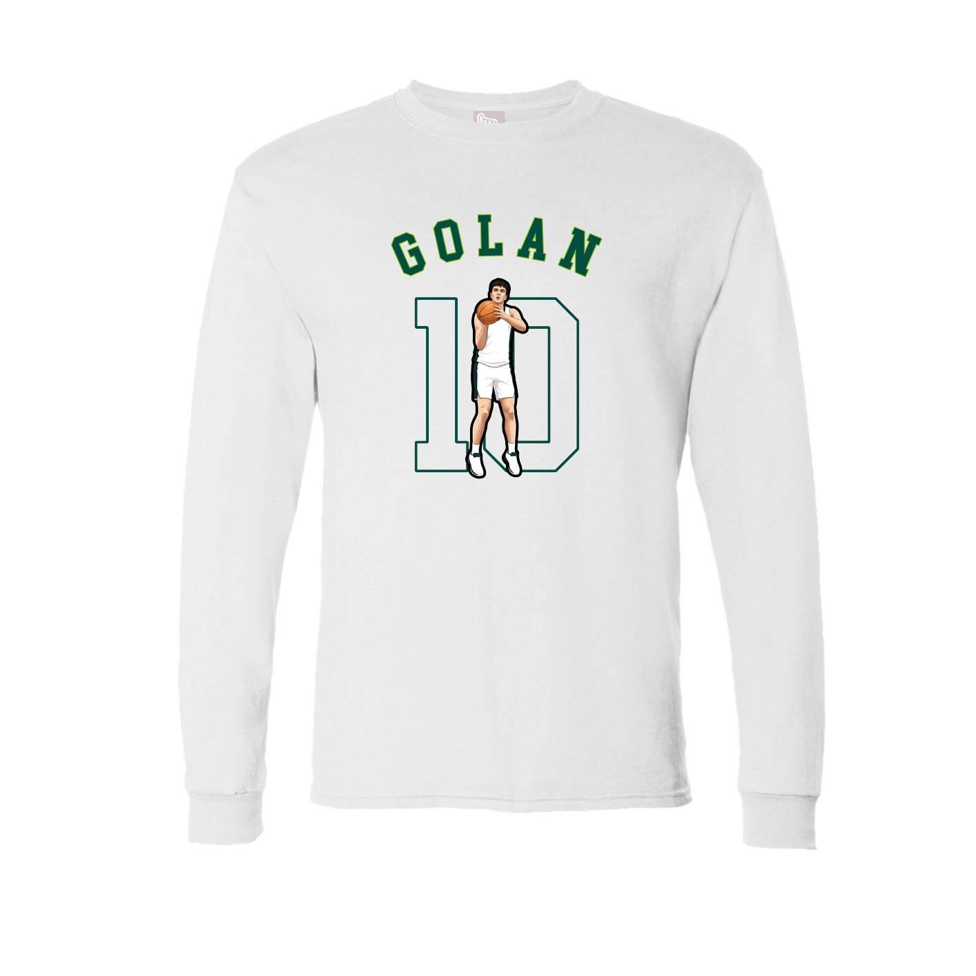 Long Sleeve Tee — Shirsey Arch in White