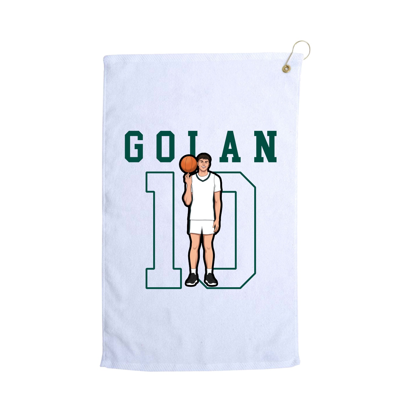 Golf Towel — Shirsey in White