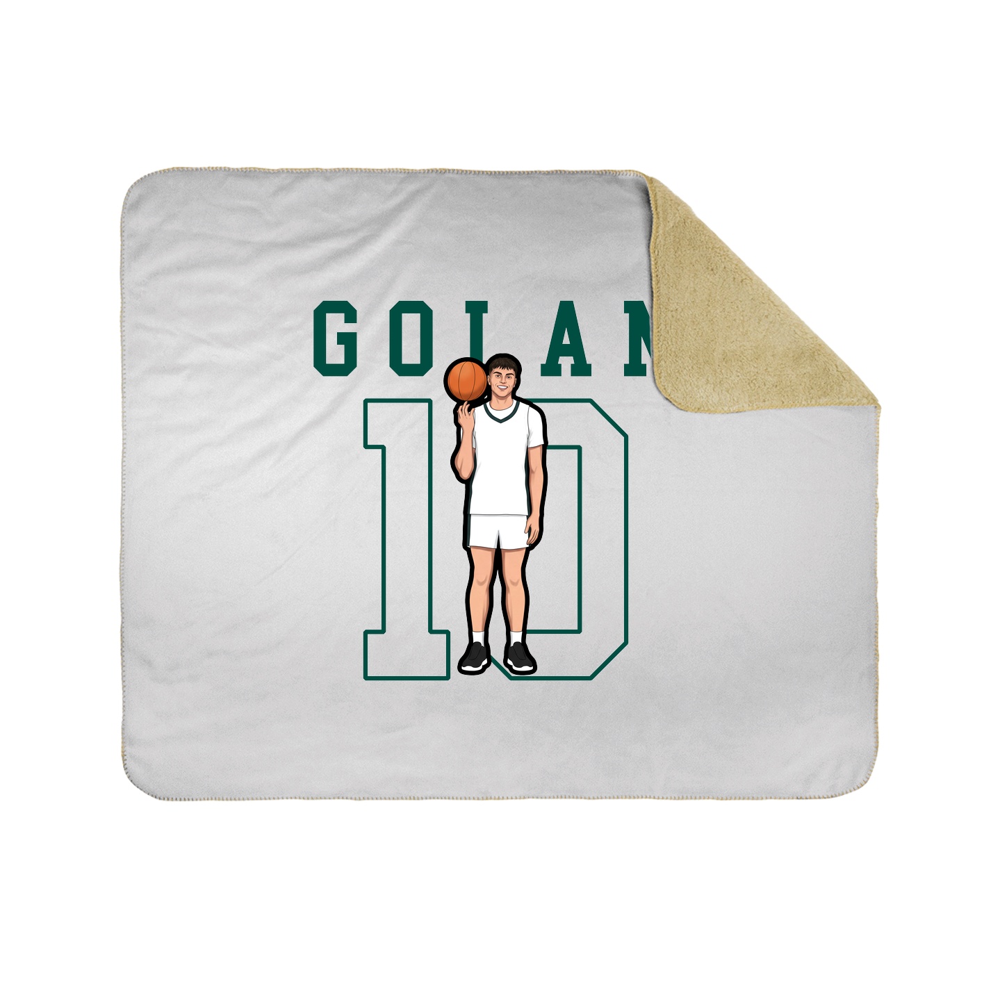 50x60 Sherpa Lined Throw Blanket