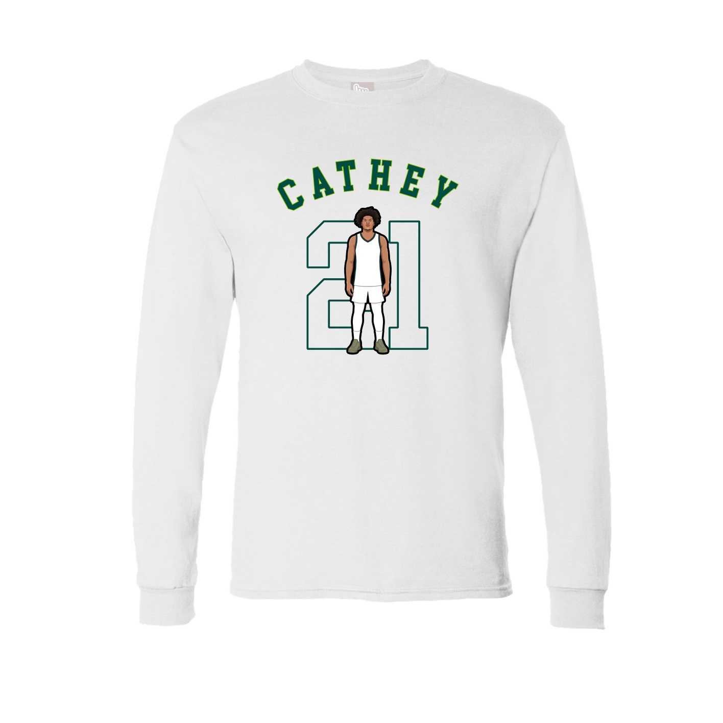 Long Sleeve Tee — Shirsey Arch in White