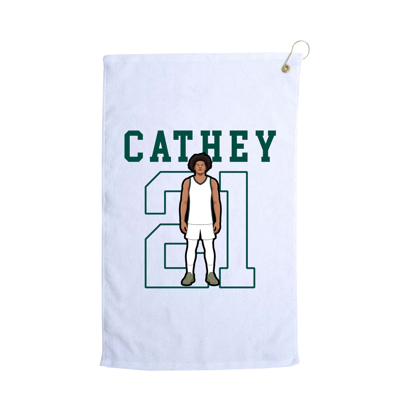 Golf Towel — Shirsey in White