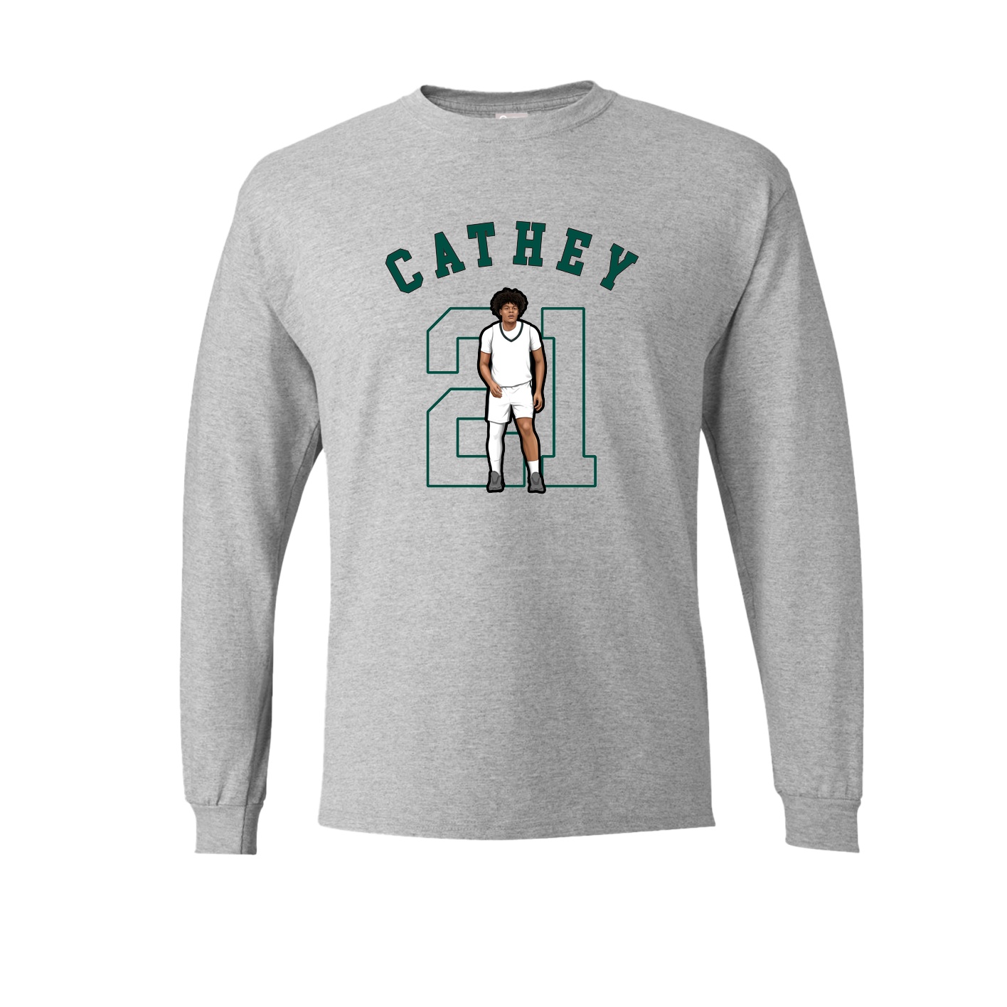 Long Sleeve Tee — Shirsey Arch in Grey
