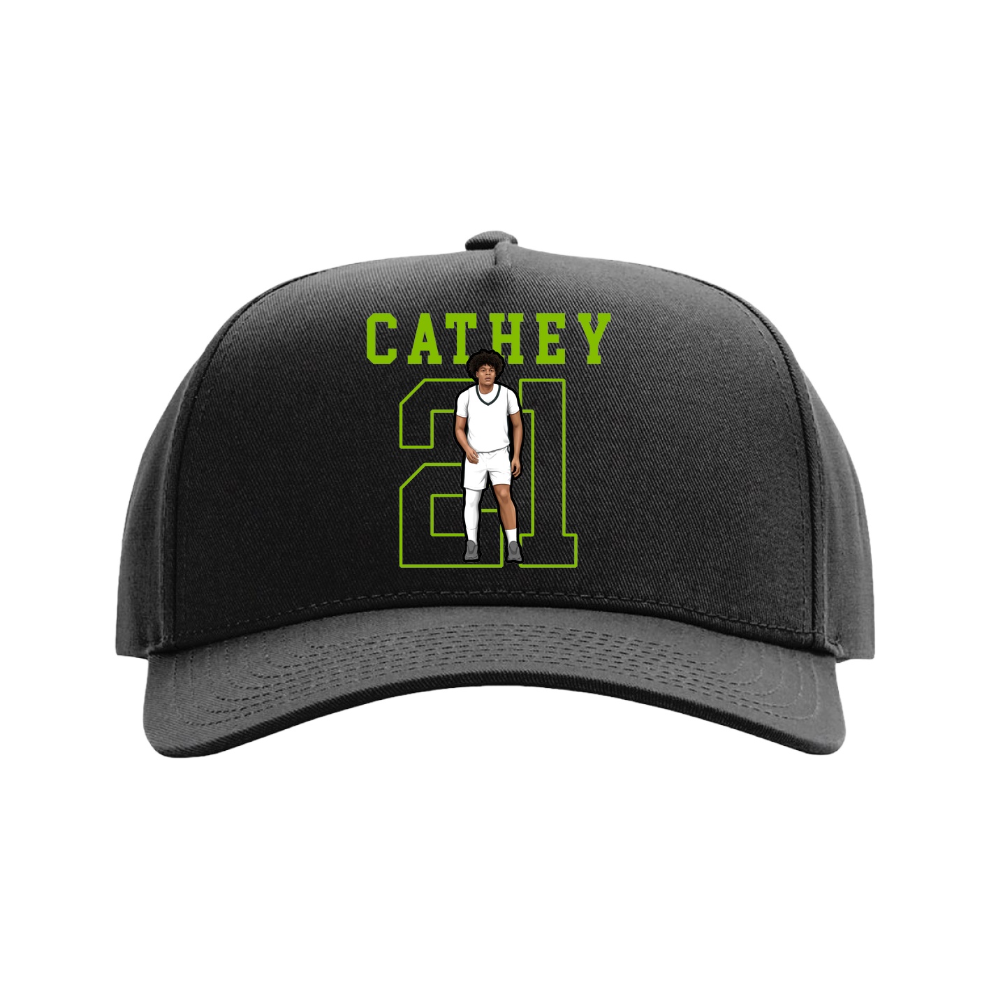 Full Fabric Five-Panel Champ Cap