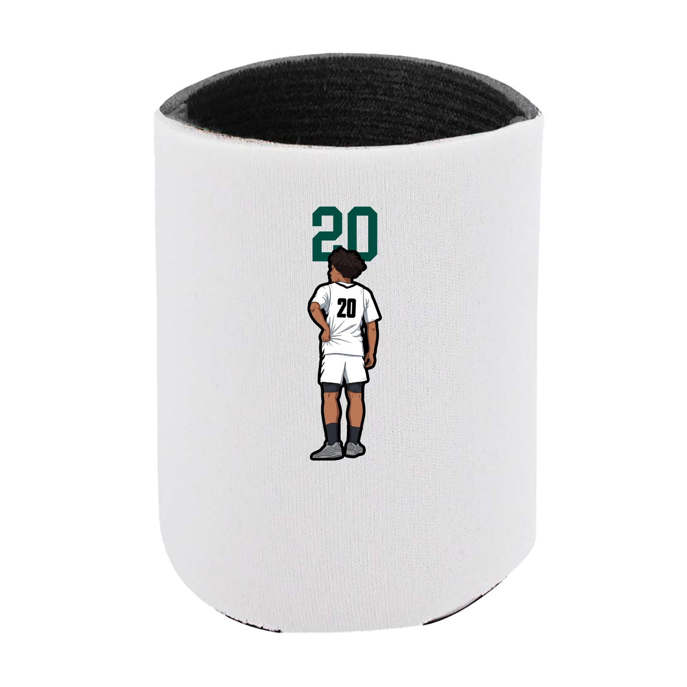 Can Holder — Number Top in White