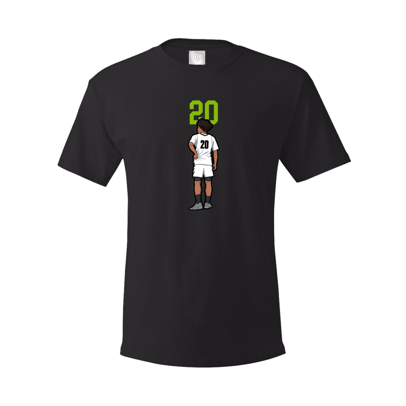 Tee — Number Top in Black