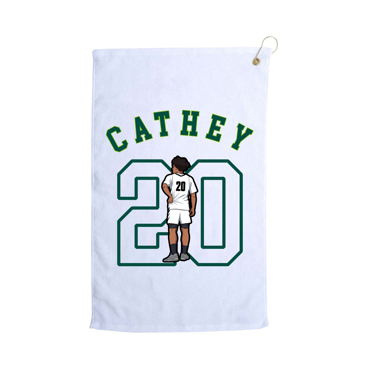Golf Towel — Shirsey Arch in White